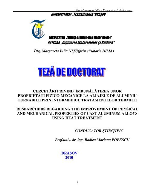 pdf romana - Universitatea Transilvania