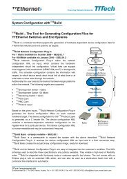 System Configuration with Build Build - TTTech Computertechnik AG