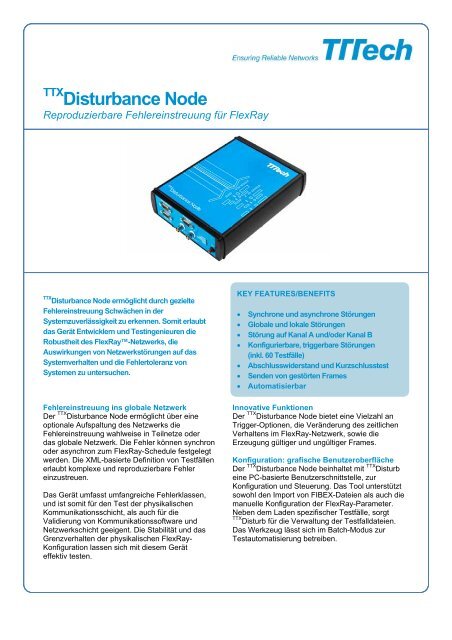 Disturbance Node - TTTech