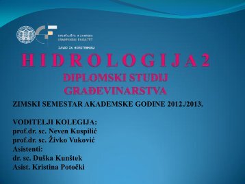 OBORINA - Građevinski fakultet - Sveučilište u Zagrebu