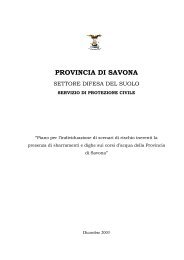 Parte prima - CartOnLine della Provincia di Savona