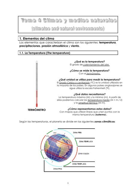 Temperatura atmosferica con que se mide