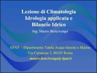 Climatologia ed idrologia applicata - Associazione Idrotecnica Italiana