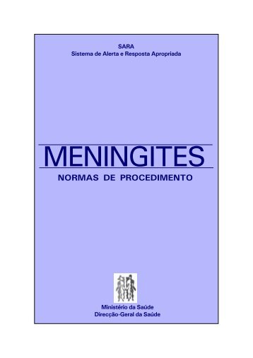 MENINGITES - Direcção-Geral da Saúde