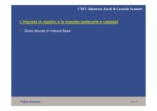 Il conferimento, la cessione d'azienda, il conferimento e lo scambio ...