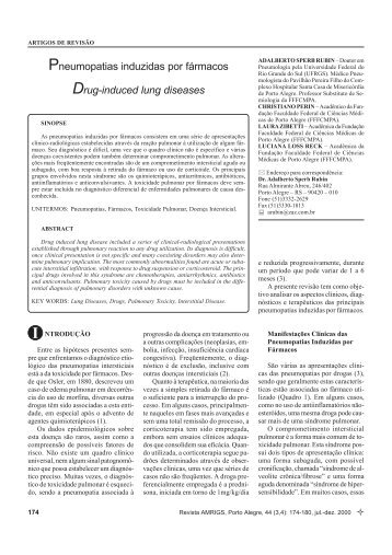 Pneumopatias induzidas por fármacos.pmd - Amrigs