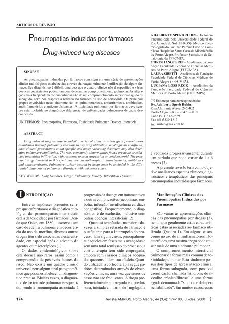 Pneumopatias induzidas por fármacos.pmd - Amrigs