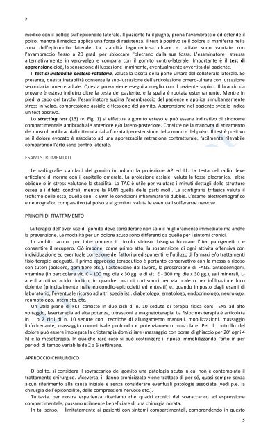 Over-use del gomito e Fasciotomia Tricompartimentale pdf