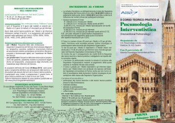 Programma - Azienda Ospedaliera di Parma