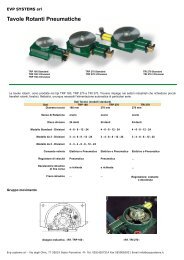 Tavole Rotanti Pneumatiche - EVP Systems