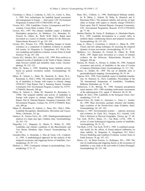 The temporal stability and activity of landslides in Europe with ž ...