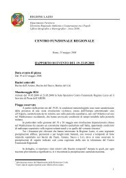 Rapporto Evento Maggio 08 Aniene Liri Sacco.pdf - Uffico ...