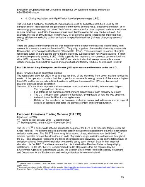 to read the full report - Ecolateral by Peter Jones