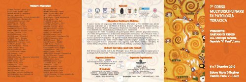 7° CORSO MULTIDISCIPLINARE DI PATOLOGIA TORACICA