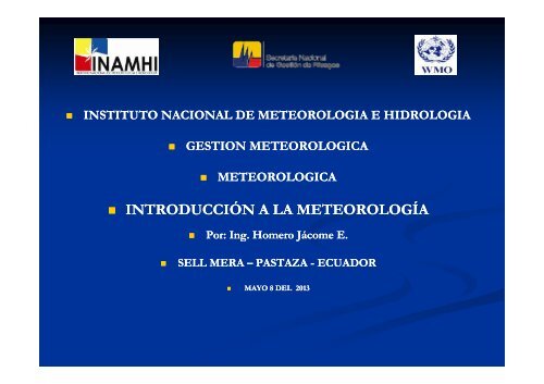 instituto nacional de meteorologia