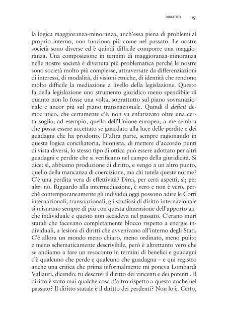 Diritto, politica e realtà sociale nell'epoca della globalizzazione