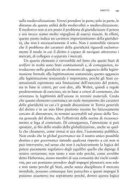 Diritto, politica e realtà sociale nell'epoca della globalizzazione