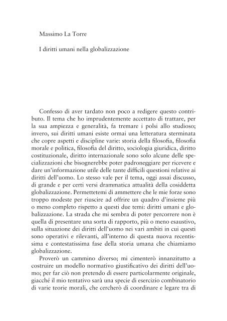 Diritto, politica e realtà sociale nell'epoca della globalizzazione