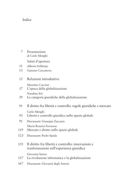 Diritto, politica e realtà sociale nell'epoca della globalizzazione