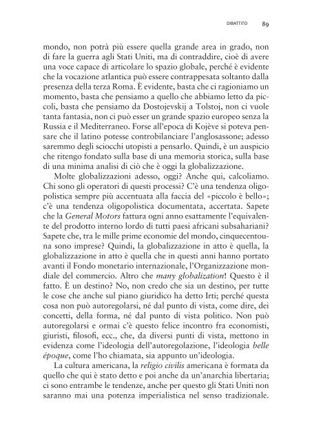 Diritto, politica e realtà sociale nell'epoca della globalizzazione