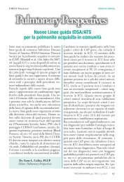 Nuove Linee guida IDSA/ATS per la polmonite ... - Midiaonline.It