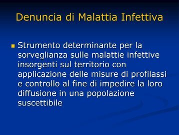 Sergio Foresti: Il certificato / denuncia di malattia infettiva - Omceomb.it