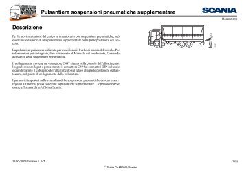 Pulsantiera sospensioni pneumatiche supplementare ... - Scania