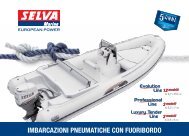 IMBARCAZIONI PNEUMATICHE CON FUORIBORDO - Selva Marine