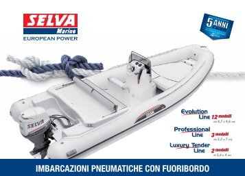 IMBARCAZIONI PNEUMATICHE CON FUORIBORDO - Selva Marine