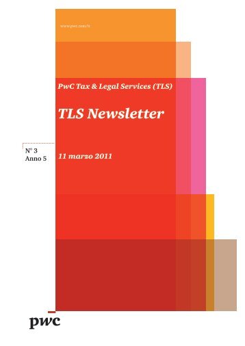 TLS Newsletter 11 marzo 2011 - PwC