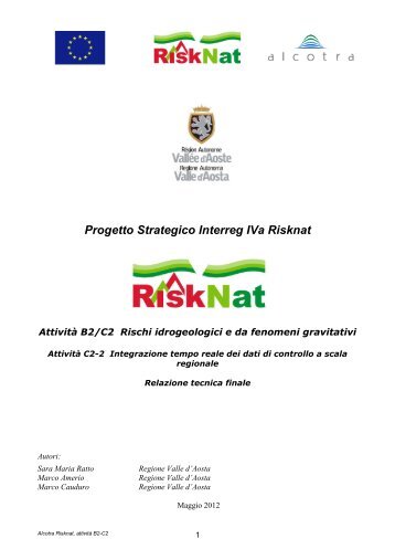 Relazione tecnica - RiskNat