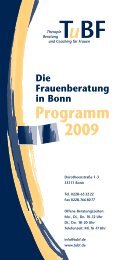 Beratungen - TuBF Frauenberatung