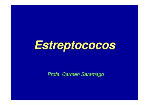 Estreptococos - Unirio