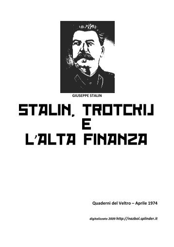 Stalin, Trotckij e l'alta finanza