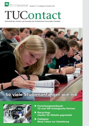 2. Ausgabe 2011 - TU Clausthal