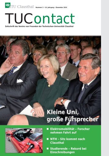 2. Ausgabe 2010 - TU Clausthal
