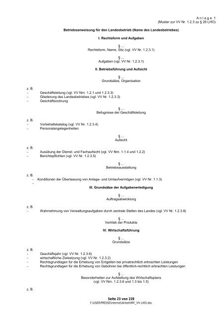 VV-LHO - TU Clausthal