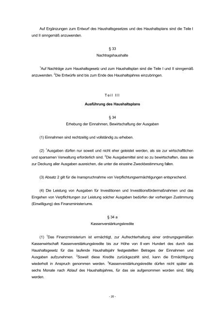 Niedersächsische Landeshaushaltsordnung (LHO) in ... - TU Clausthal