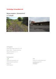 Umweltbericht, PDF - in Tübingen