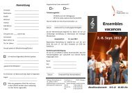 Flyer EV 12, Seite 1 2 - Tübinger Musikschule