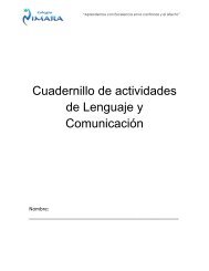 Cuadernillo de actividades de Lenguaje y Comunicación - Codesin