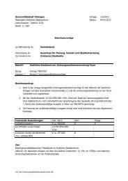 Beschlussvorlage Gemeinderat 152/2012 - in Tübingen