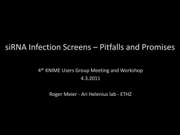 siRNA Infection Screen - Knime