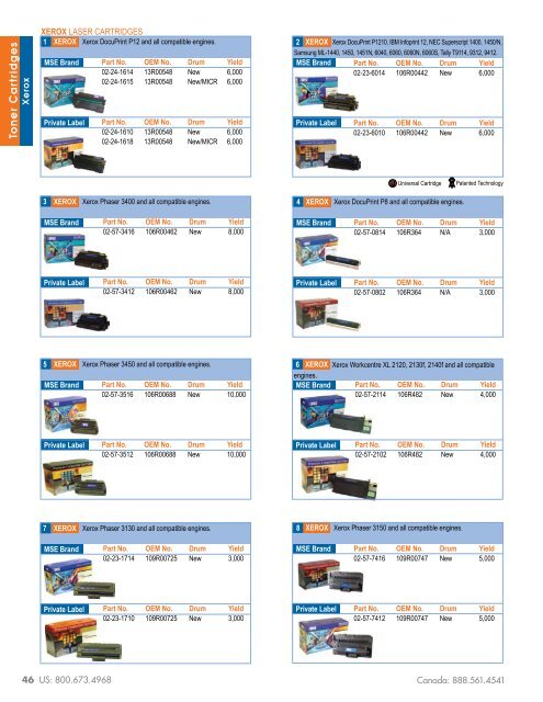 COMPATIBLE IMAGING SUPPLIES CATALOG - MSE-SA