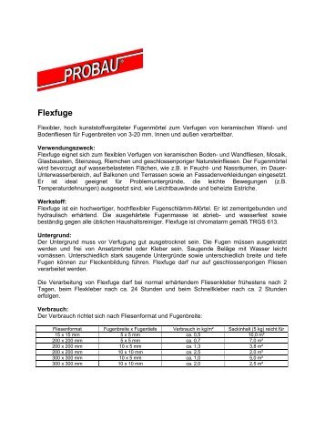 Flexfuge - Probau