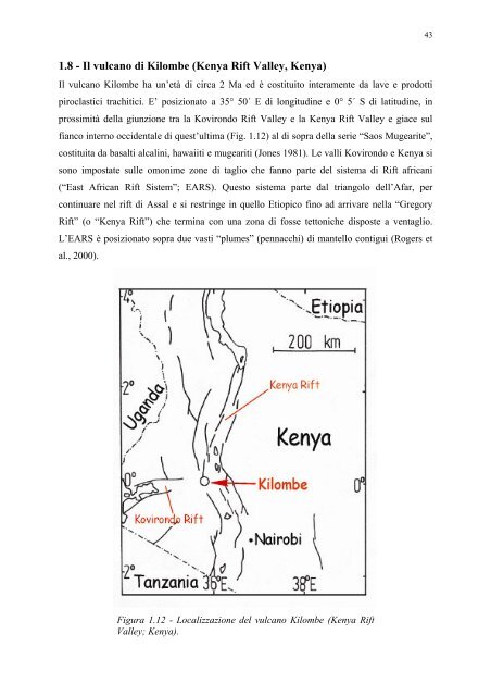 Dottorato di Ricerca in Scienze della Terra (XVI ciclo)