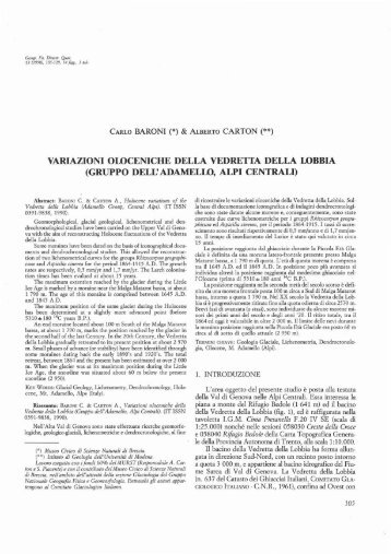 Full Text (PDF) - Comitato Glaciologico Italiano