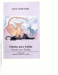 Fábulas para Emilia, de Hans Schuster. - Letras de Chile