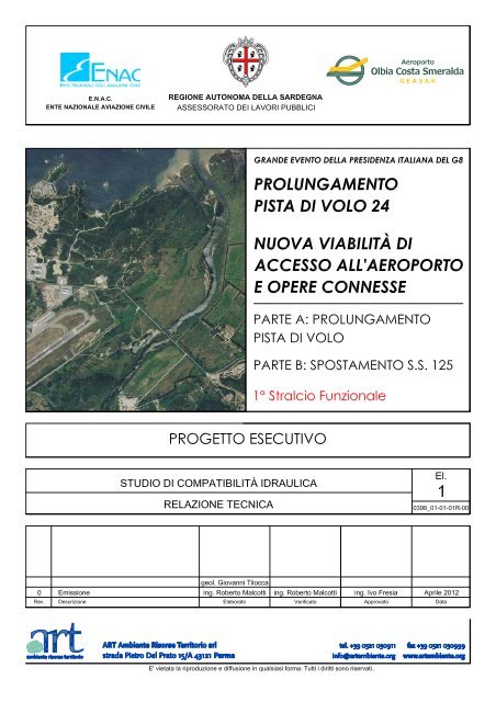 valutazione della compatibilità idraulica - Aeroporto di Olbia Costa ...