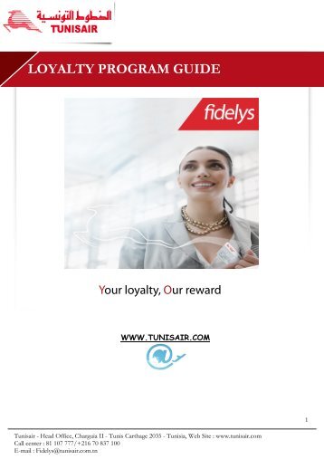 LOYALTY PROGRAM GUIDE - Tunisair